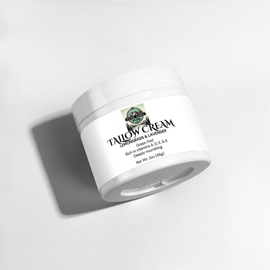 Luxe Aura Pure Tallow Cream Lemongrass & Lavender