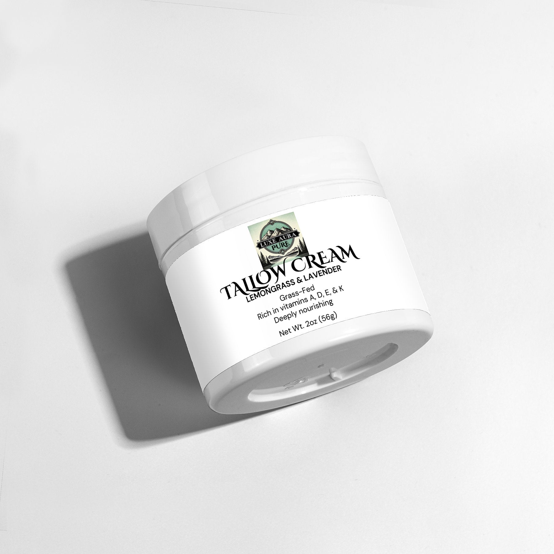 Luxe Aura Pure Tallow Cream Lemongrass & Lavender
