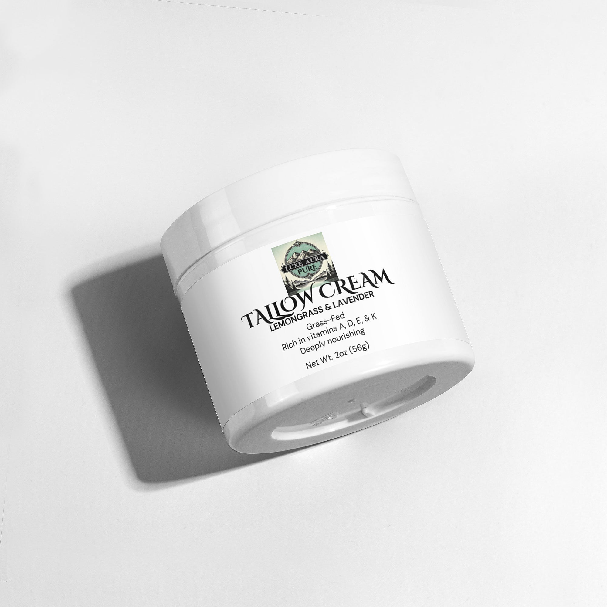 Luxe Aura Pure Tallow Cream Lemongrass & Lavender
