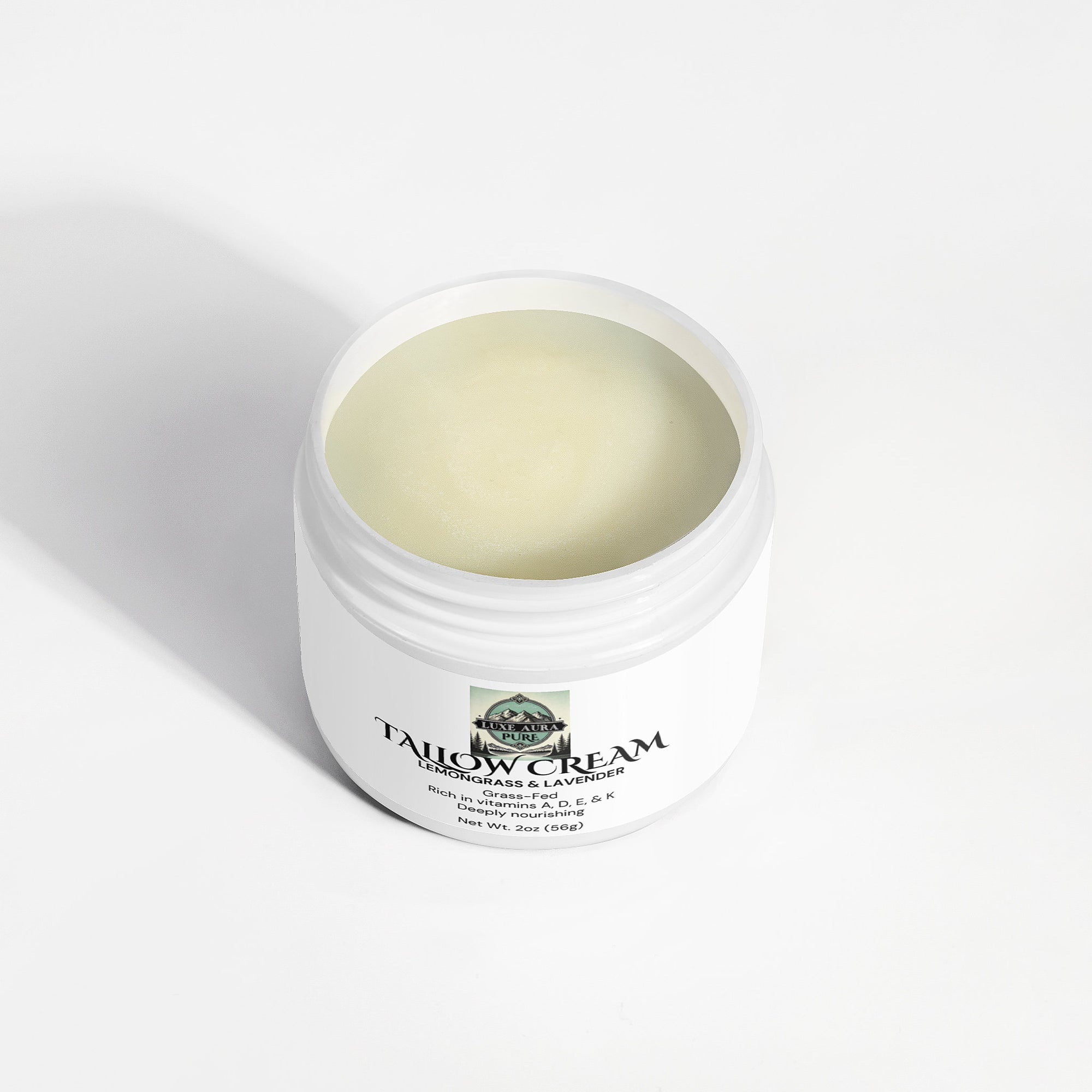 Luxe Aura Pure Tallow Cream Lemongrass & Lavender