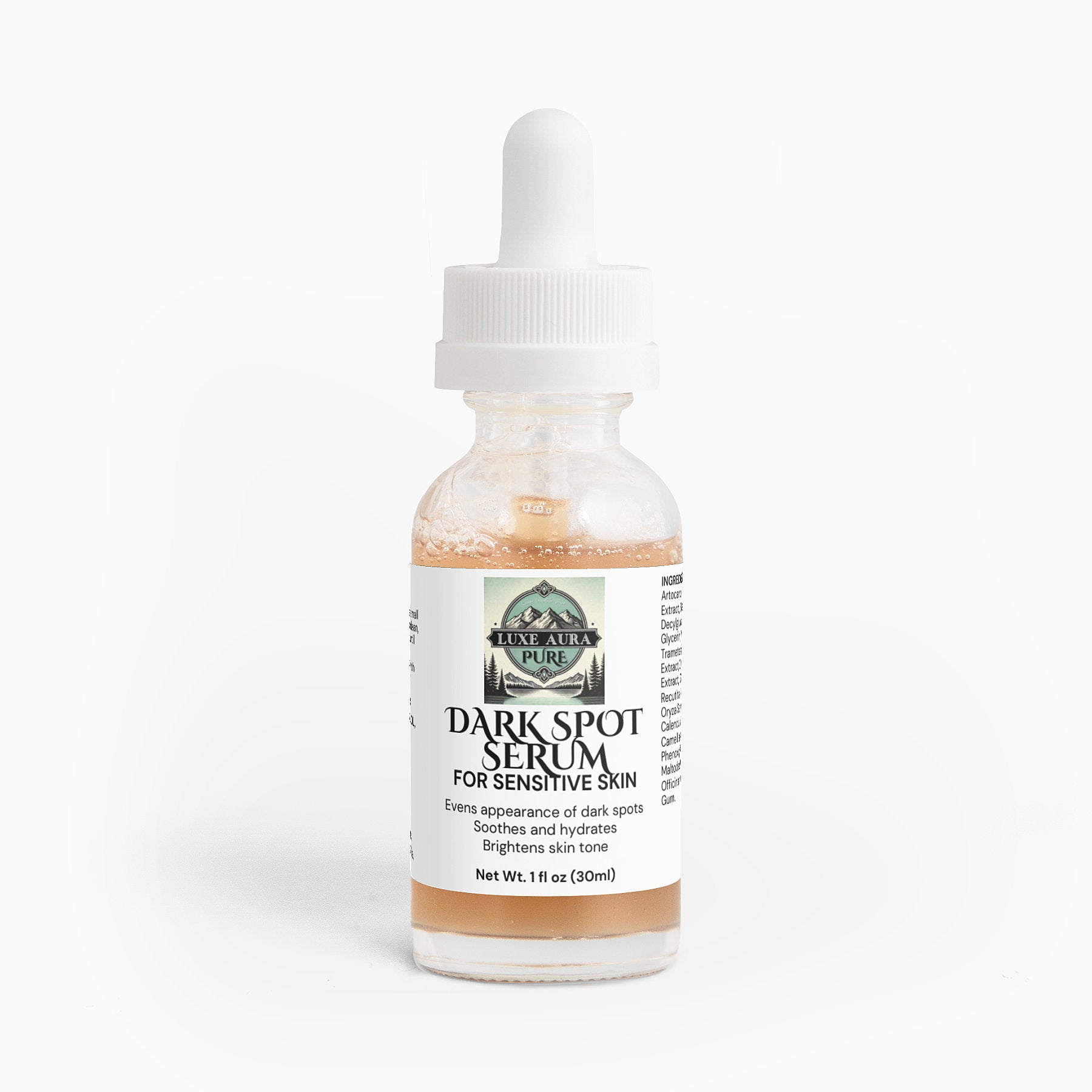 Luxe Aura Pure Dark Spot Serum for Sensitive Skin