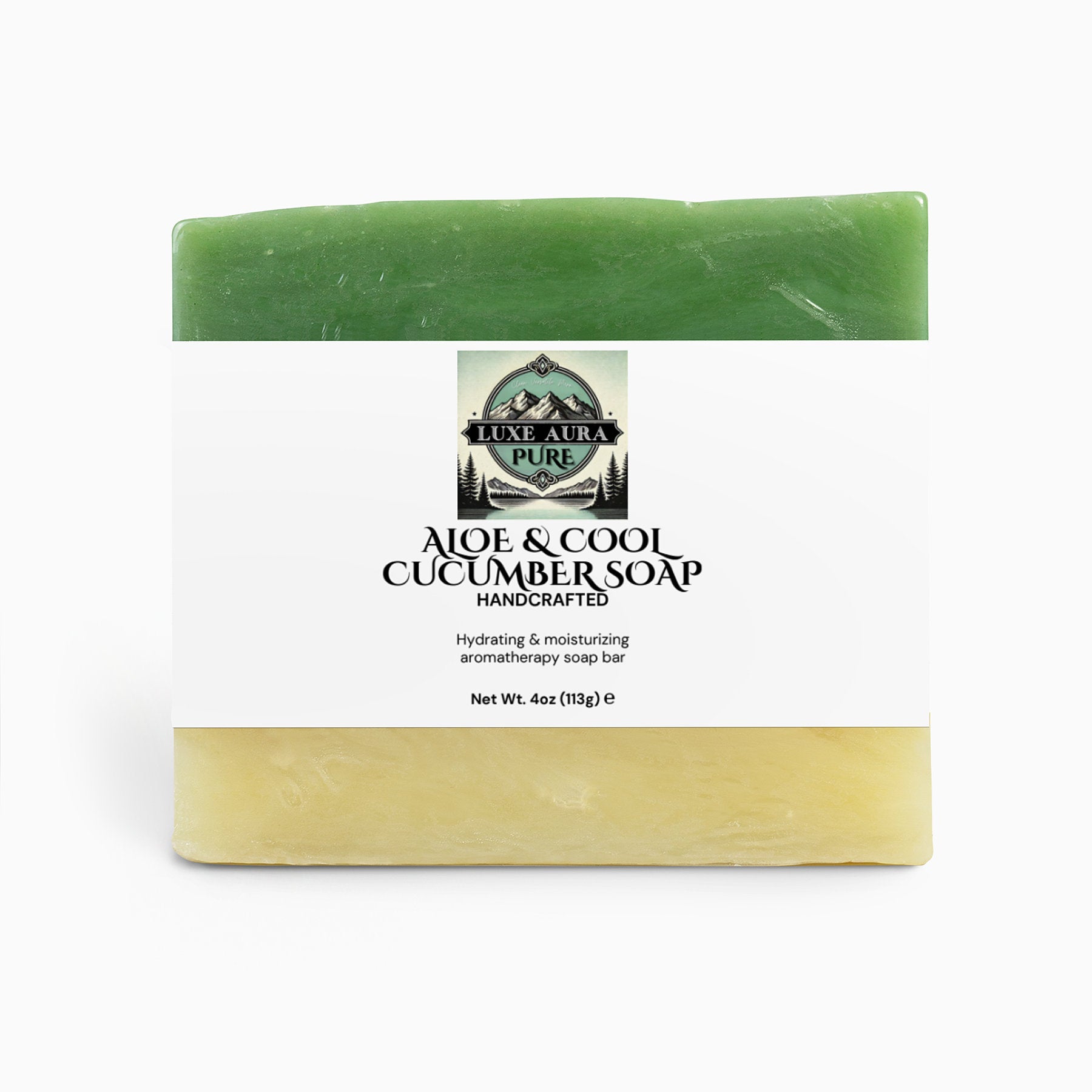 Luxe Aura Pure Aloe & Cool Cucumber Soap