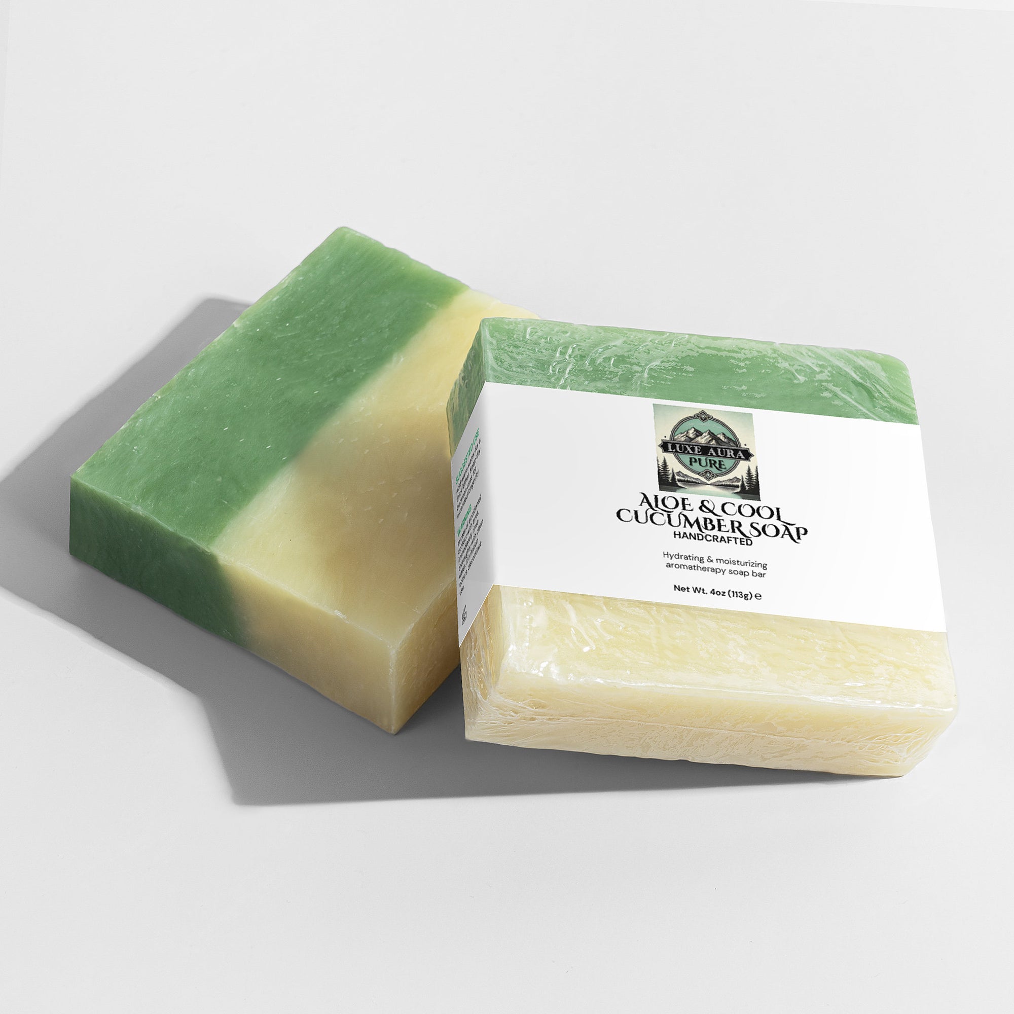 Luxe Aura Pure Aloe & Cool Cucumber Soap