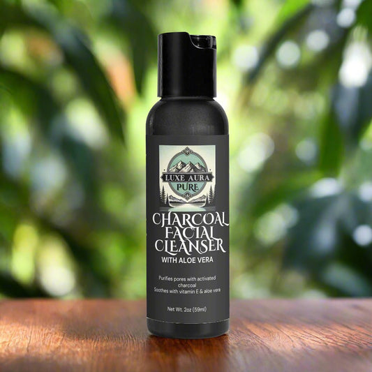 Luxe Aura Pure Charcoal Facial Cleanser