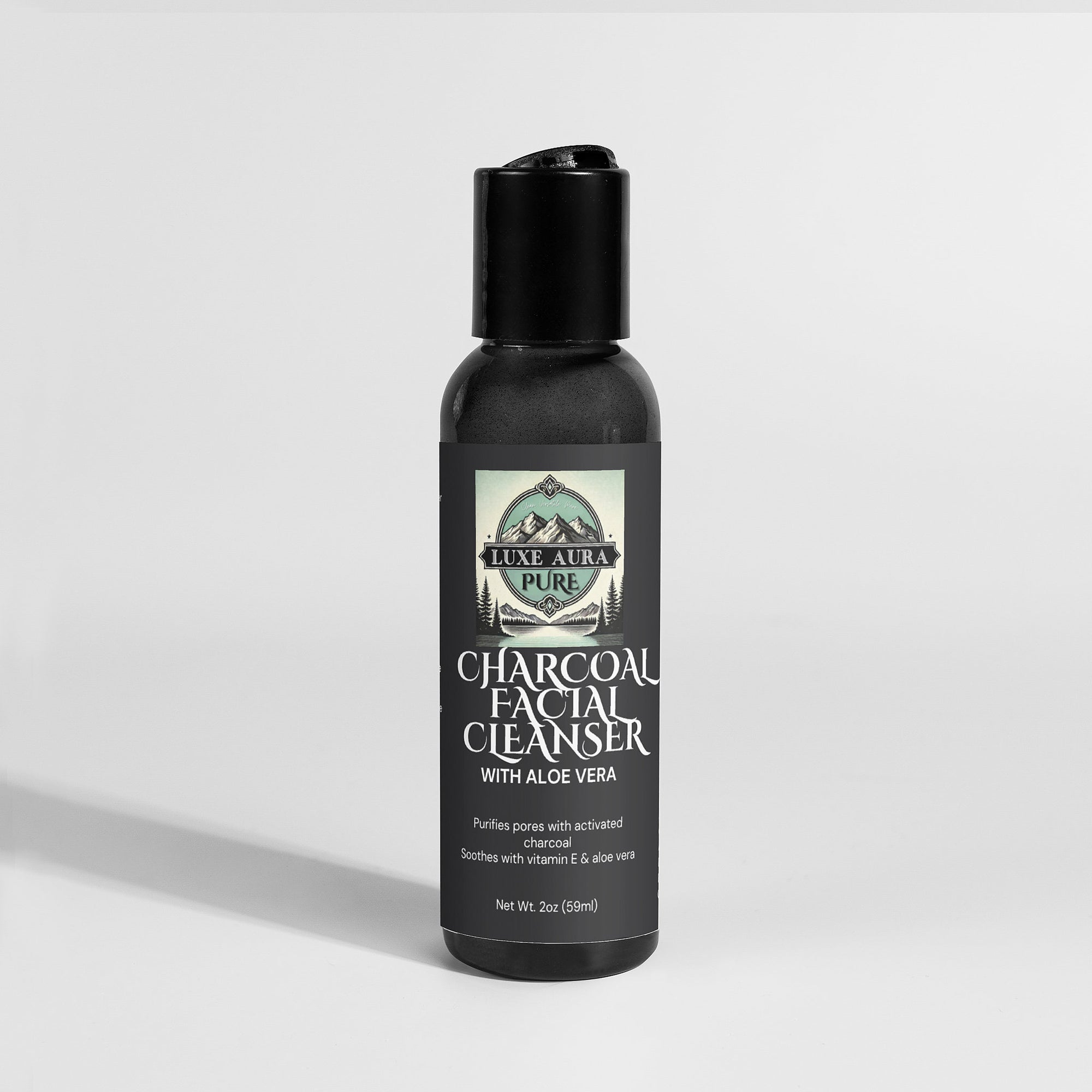Luxe Aura Pure Charcoal Facial Cleanser