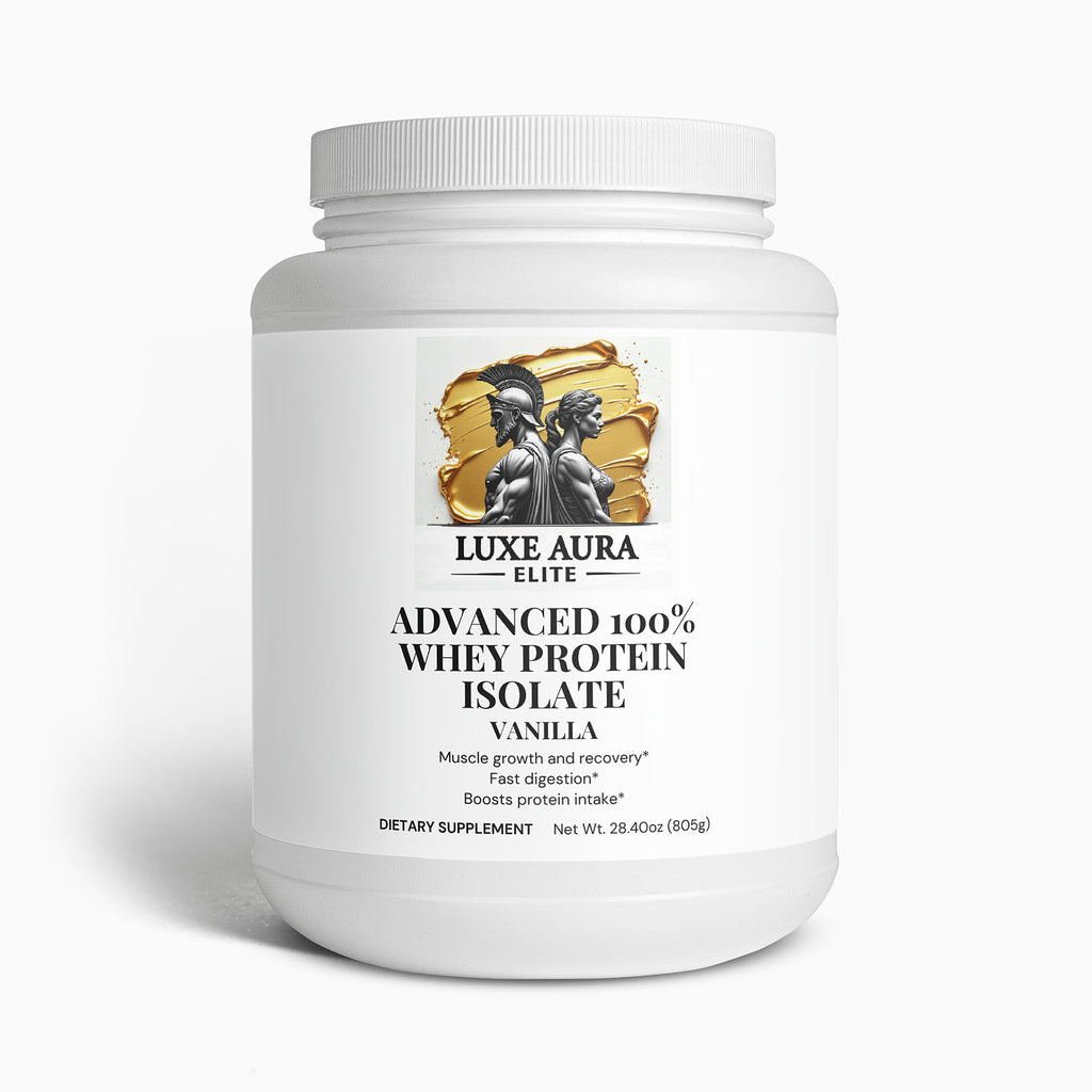 Luxe Aura Elite Advanced 100% Whey Protein Isolate (Vanilla)