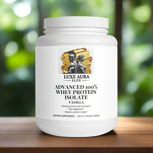 Luxe Aura Elite Advanced 100% Whey Protein Isolate (Vanilla)