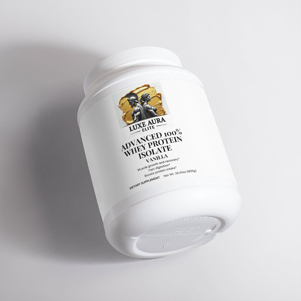 Luxe Aura Elite Advanced 100% Whey Protein Isolate (Vanilla)