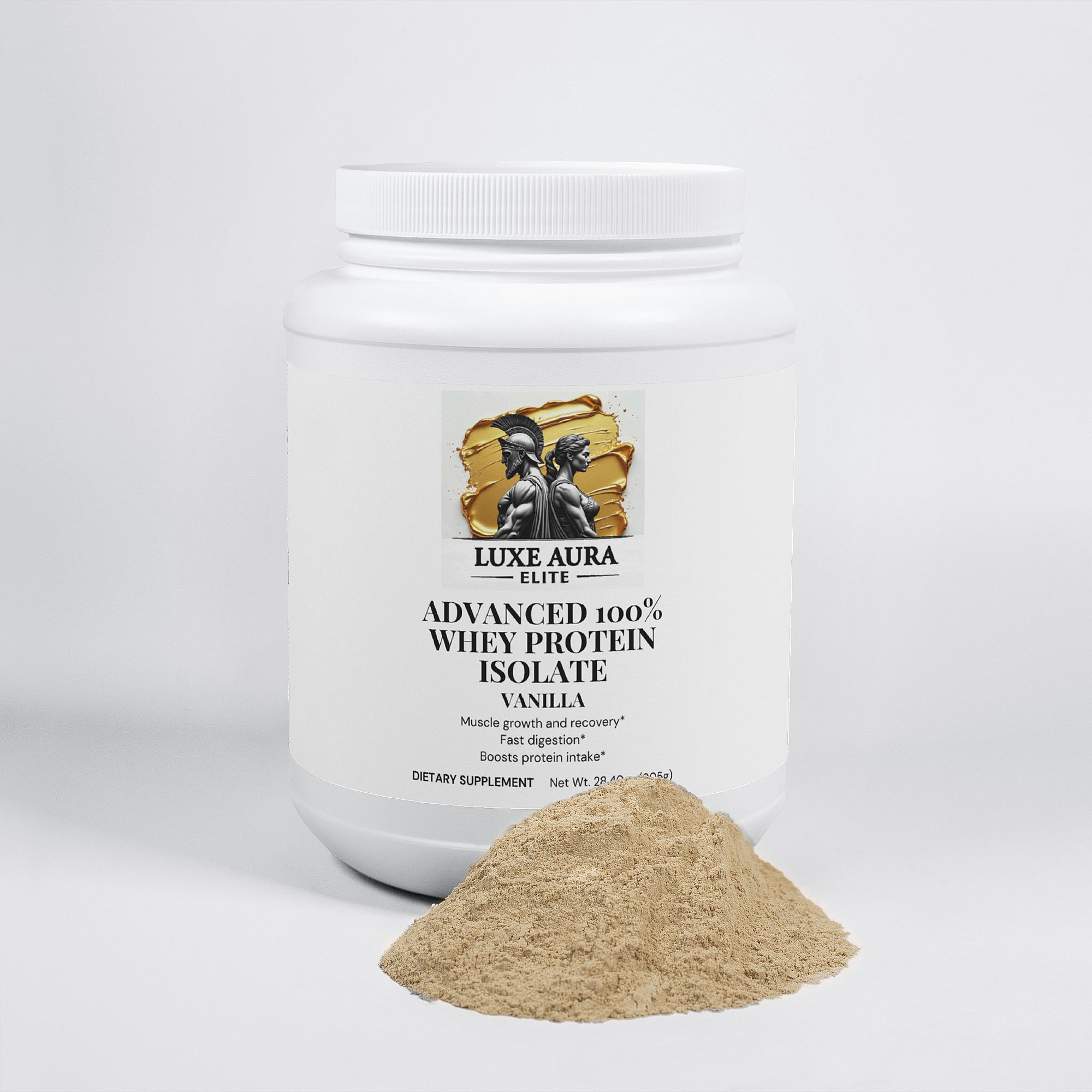 Luxe Aura Elite Advanced 100% Whey Protein Isolate (Vanilla)