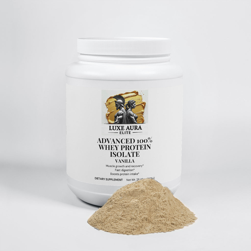 Luxe Aura Elite Advanced 100% Whey Protein Isolate (Vanilla)