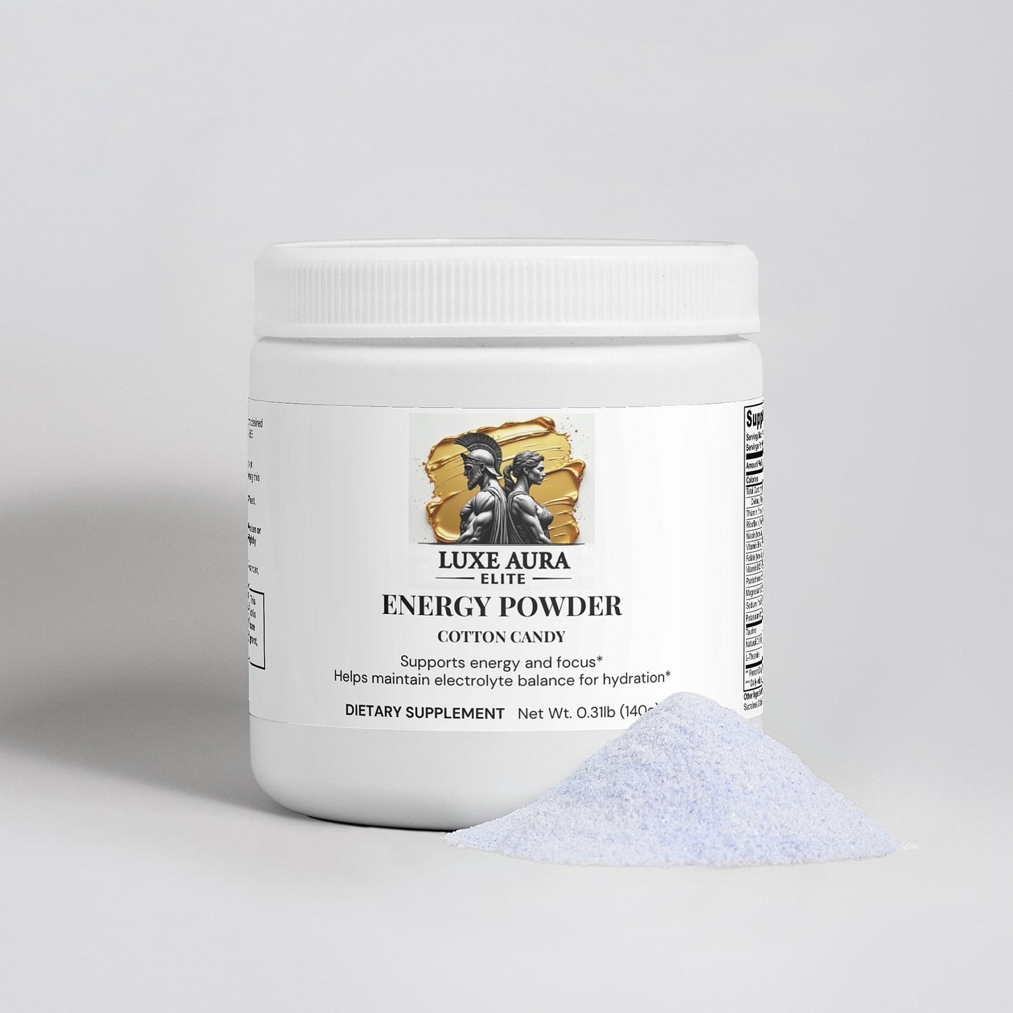 Luxe Aura Elite Energy Powder (Cotton Candy)