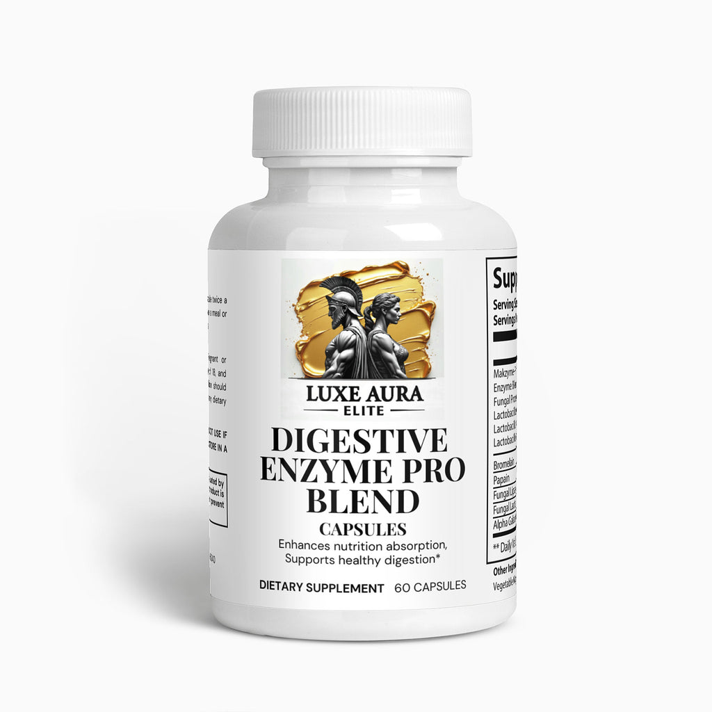 Luxe Aura Elite Digestive Enzyme Pro Blend