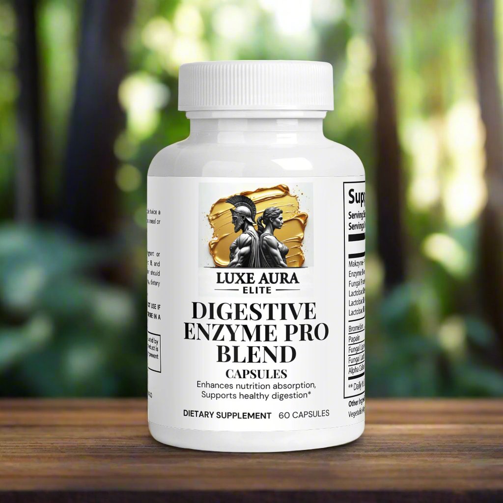 Luxe Aura Elite Digestive Enzyme Pro Blend