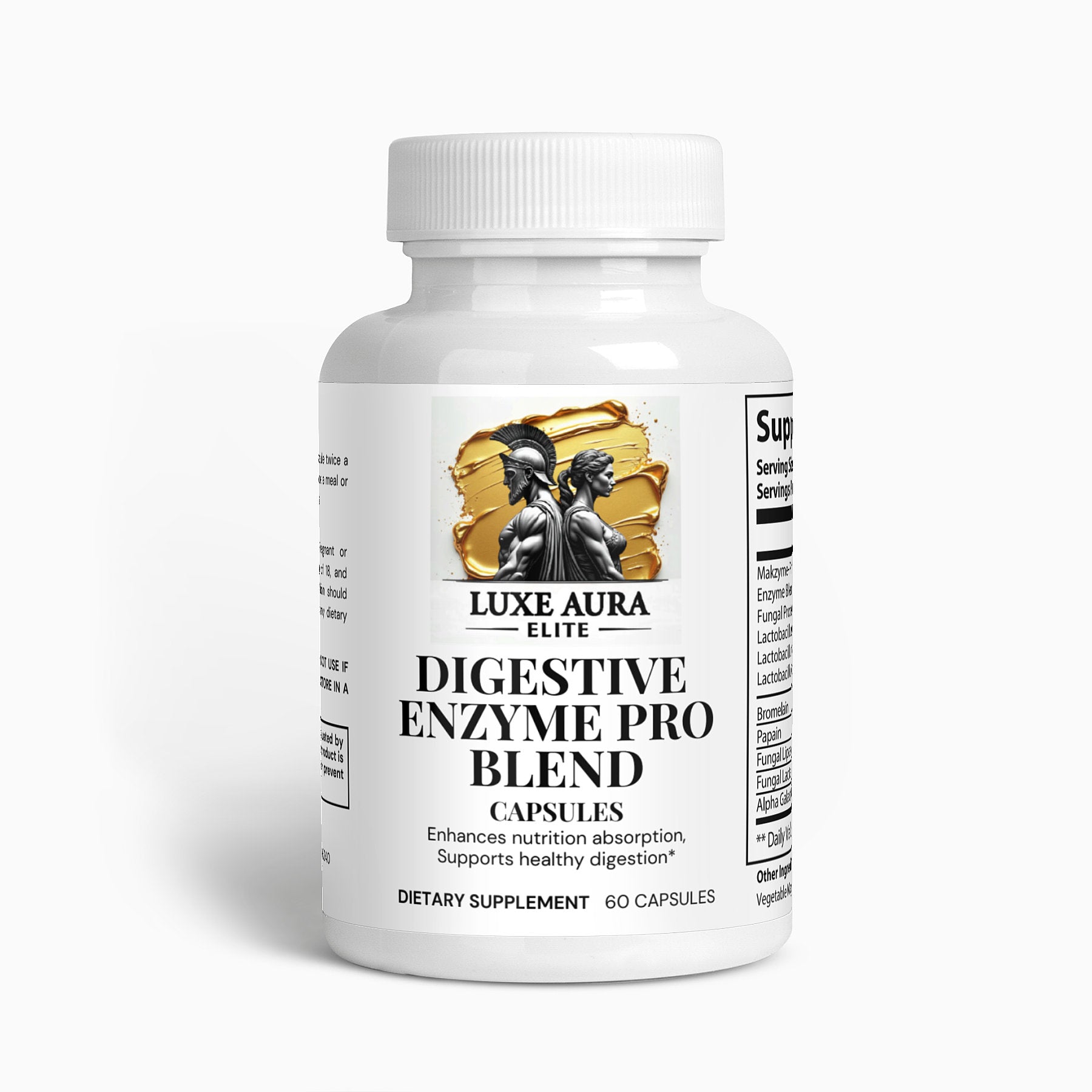 Luxe Aura Elite Digestive Enzyme Pro Blend