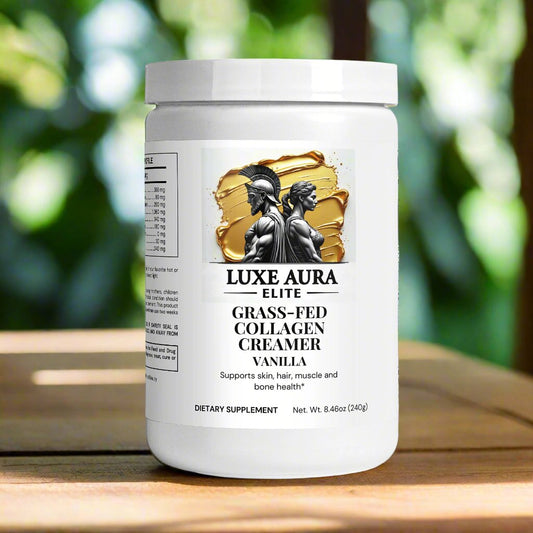 Luxe Aura Elite Grass-Fed Collagen Creamer (Vanilla)