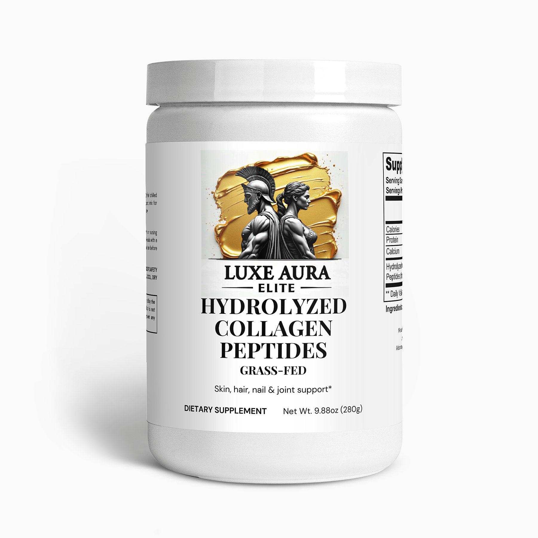 Luxe Aura Elite Grass-Fed Hydrolyzed Collagen Peptides