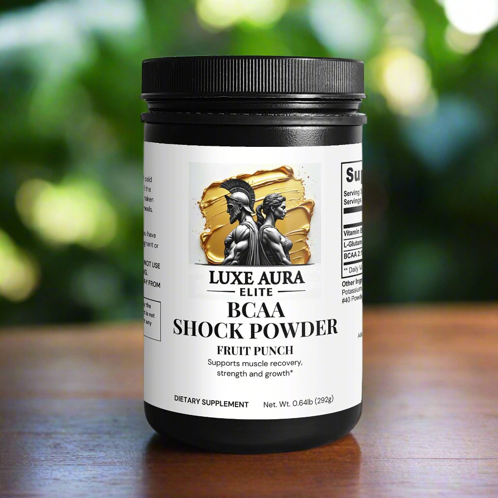 Luxe Aura Elite BCAA Shock Powder (Fruit Punch)