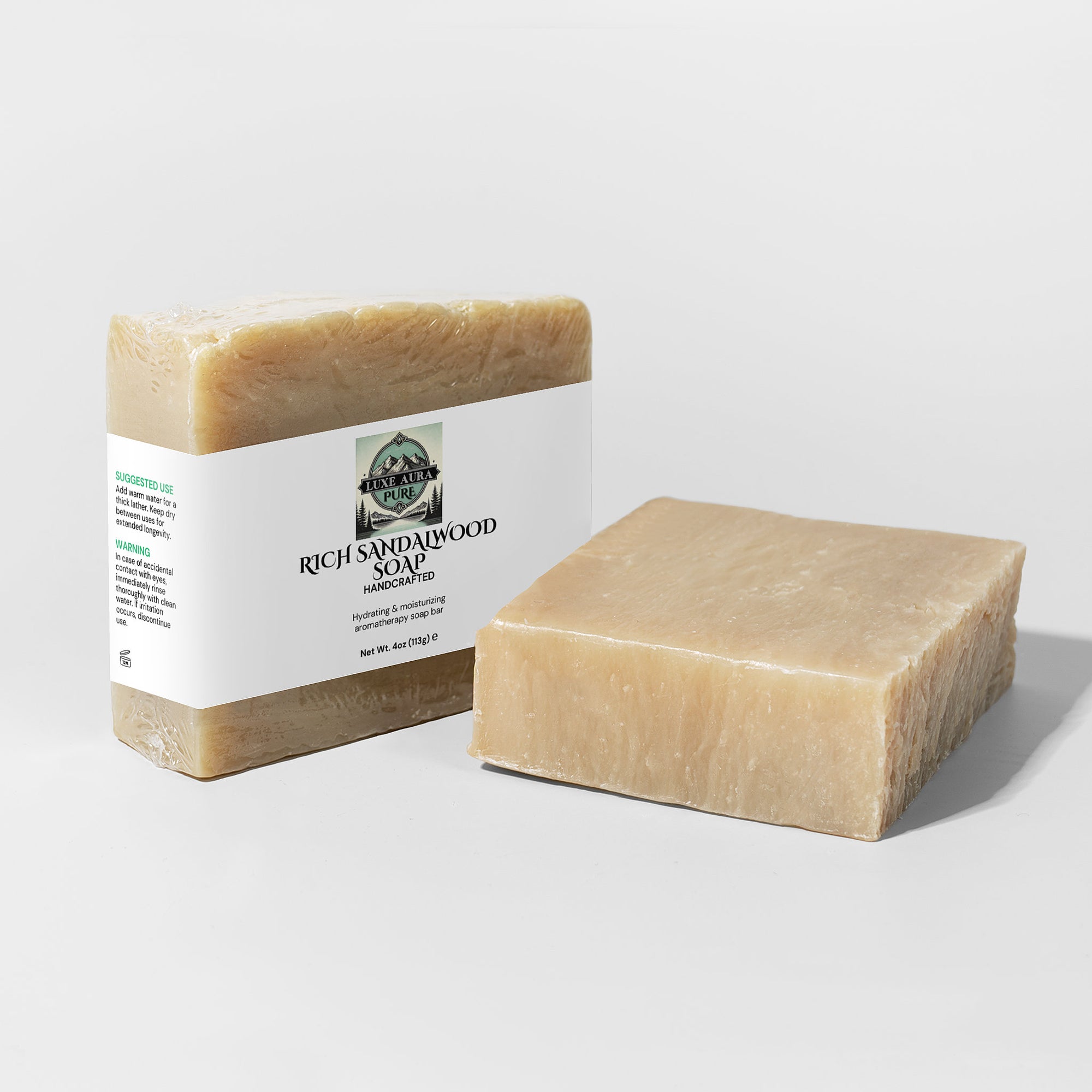 Luxe Aura Pure Rich Sandalwood Soap