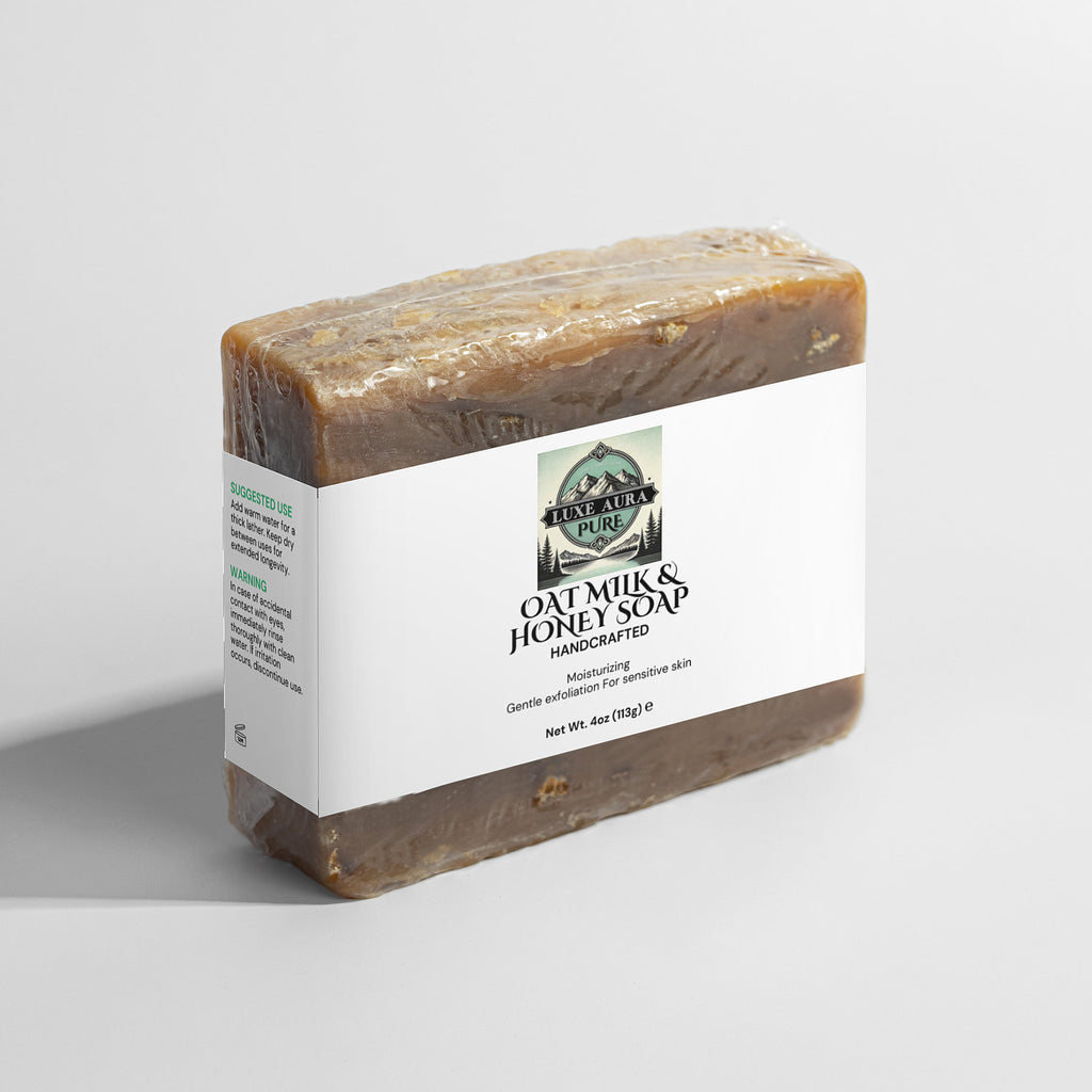Luxe Aura Pure Oat Milk Honey Soap