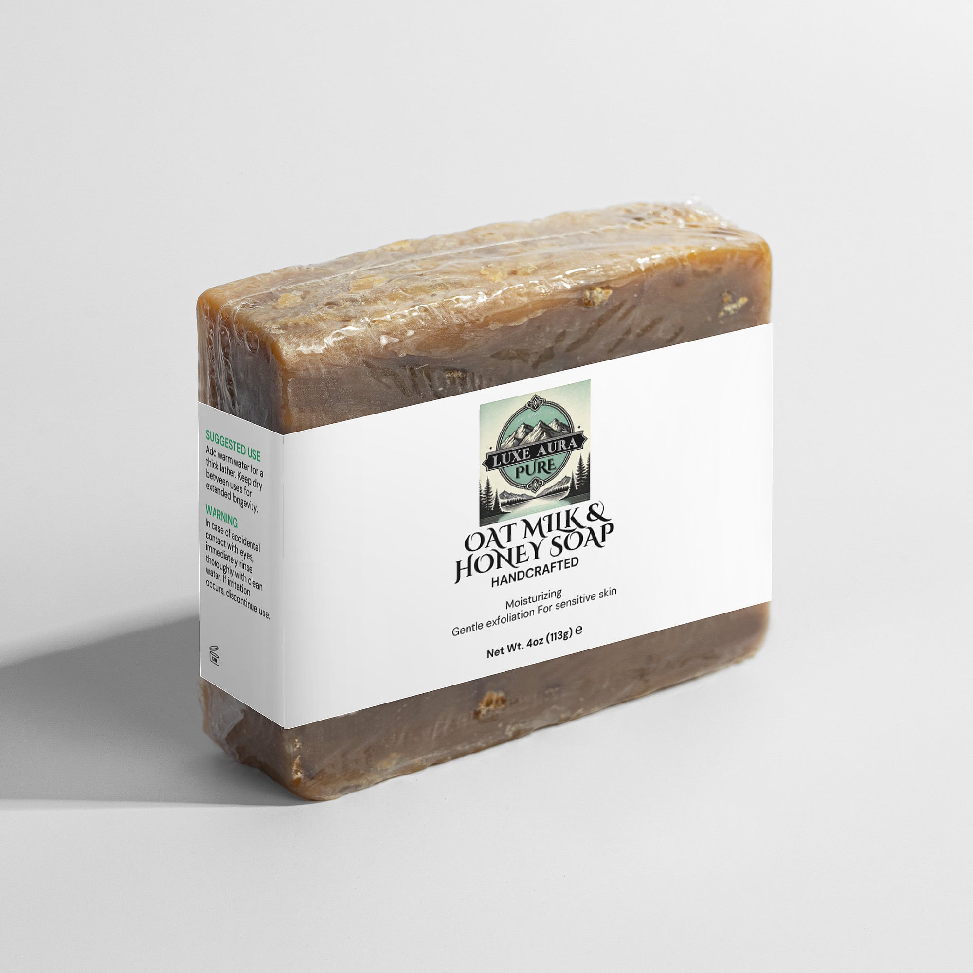 Luxe Aura Pure Oat Milk Honey Soap