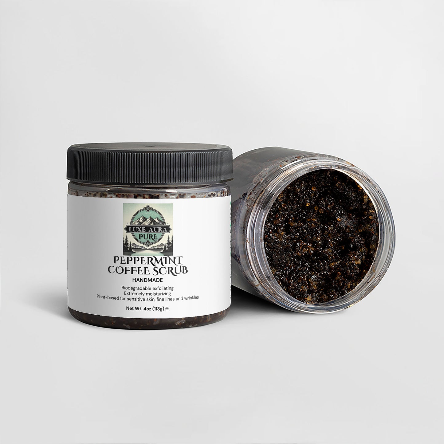 Luxe Aura Pure Peppermint Coffee Scrub