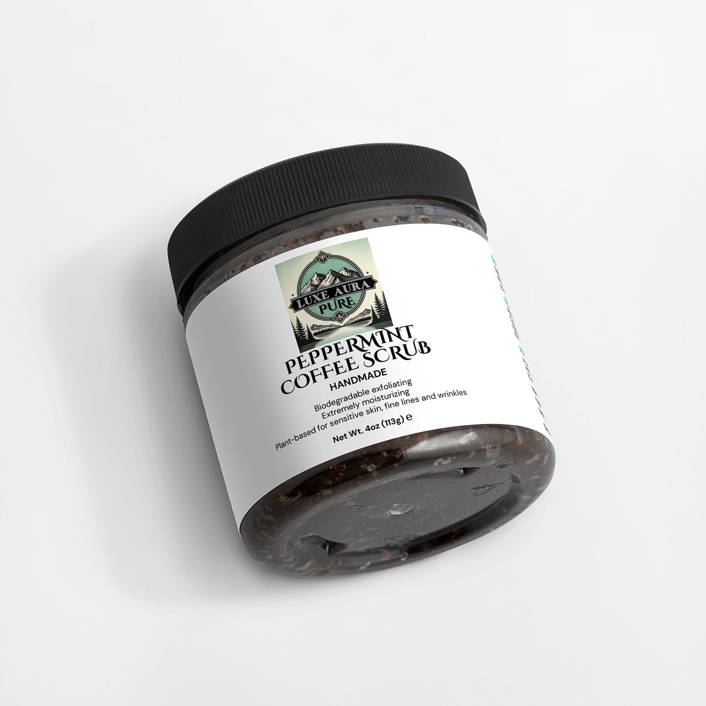 Luxe Aura Pure Peppermint Coffee Scrub