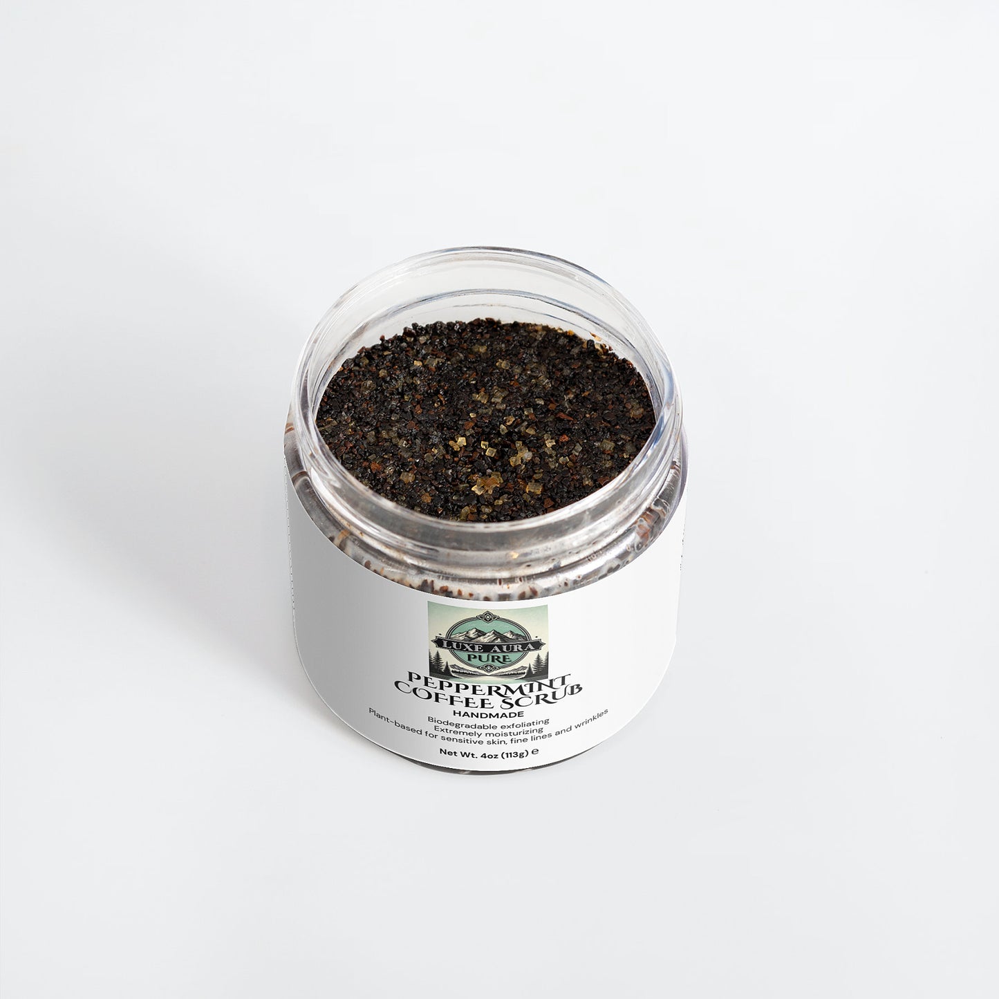 Luxe Aura Pure Peppermint Coffee Scrub