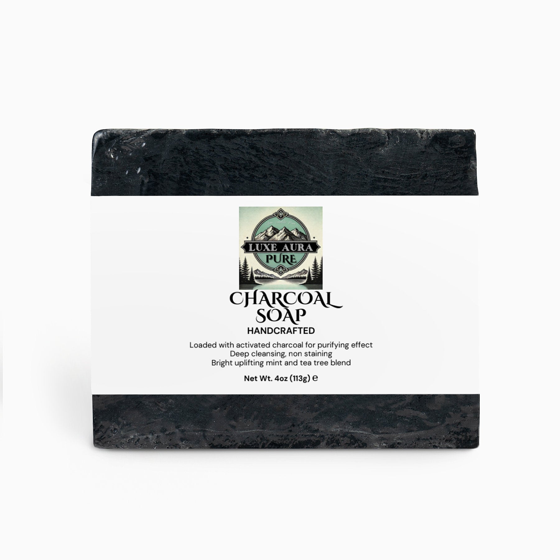 Luxe Aura Pure Charcoal Soap