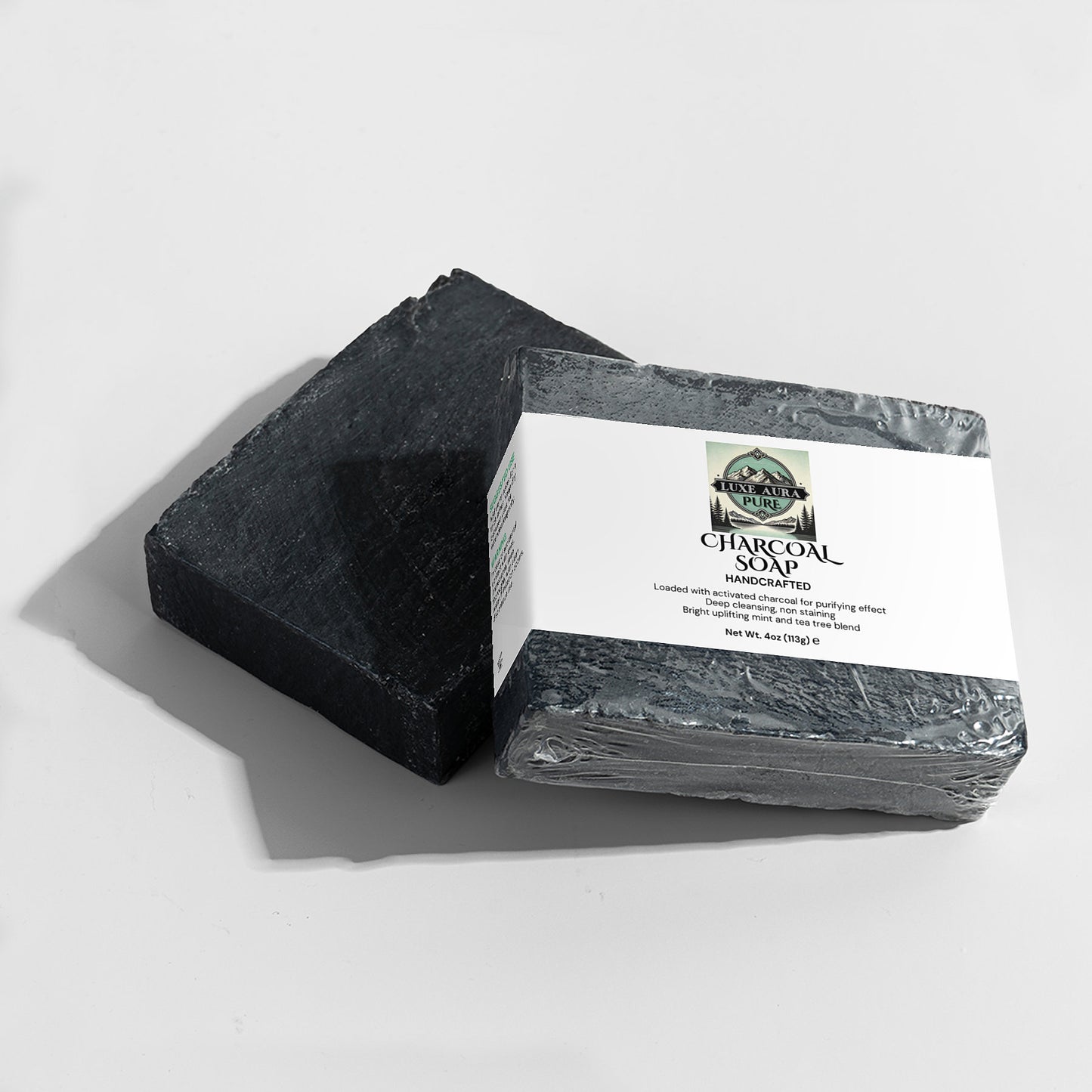 Luxe Aura Pure Charcoal Soap