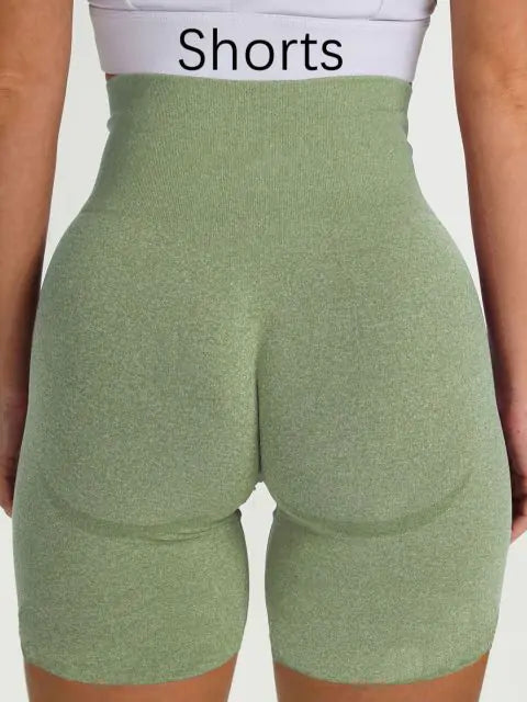 Luxe Aura Seamless Booty Lift Leggings and Shorts