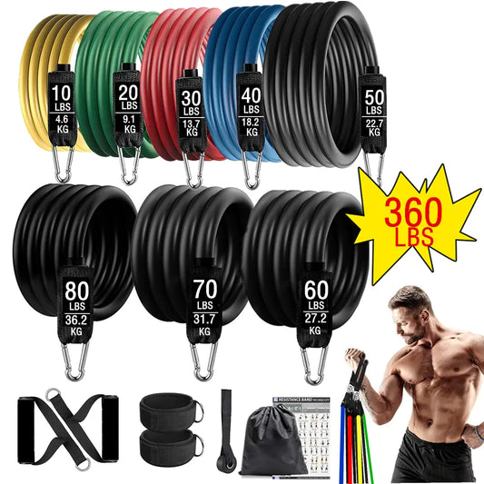 Exercise Band Set- Versatile Bands For Effective Total-Body Workouts!