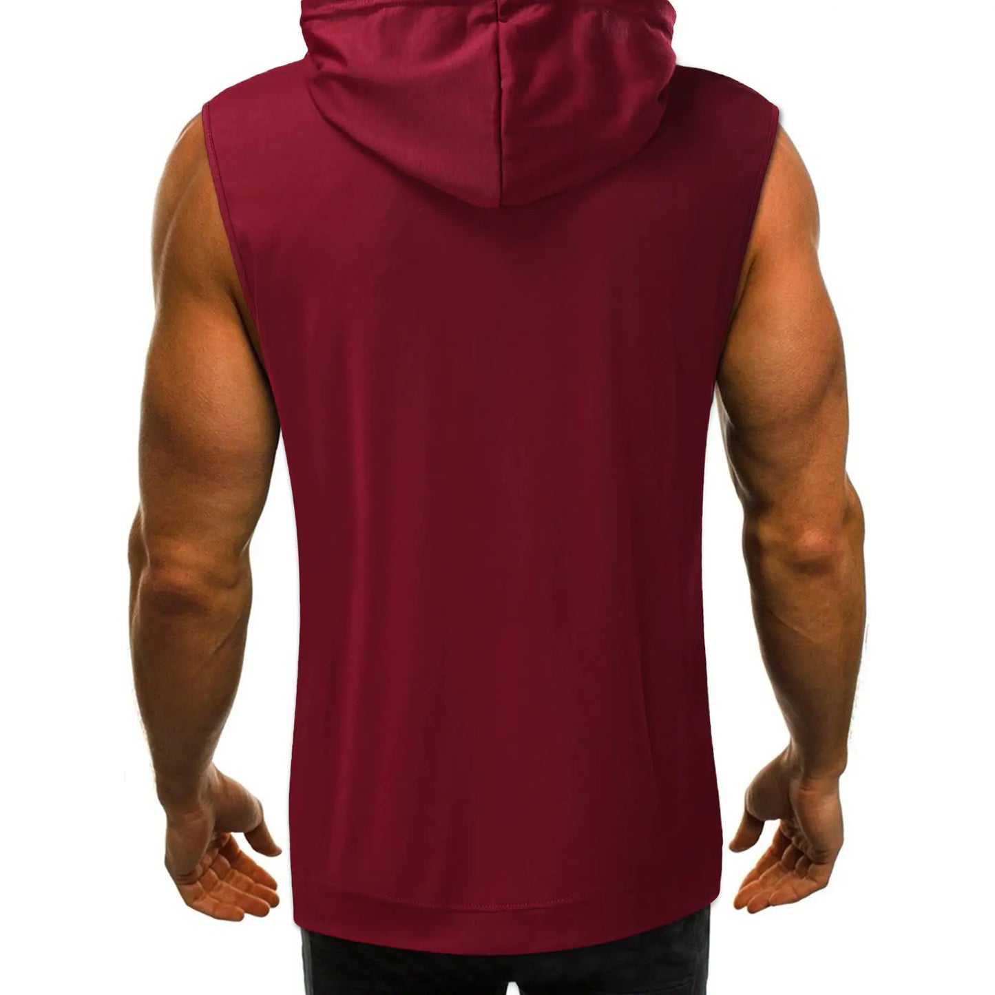 Luxe Aura Men's Hooded Tank Top