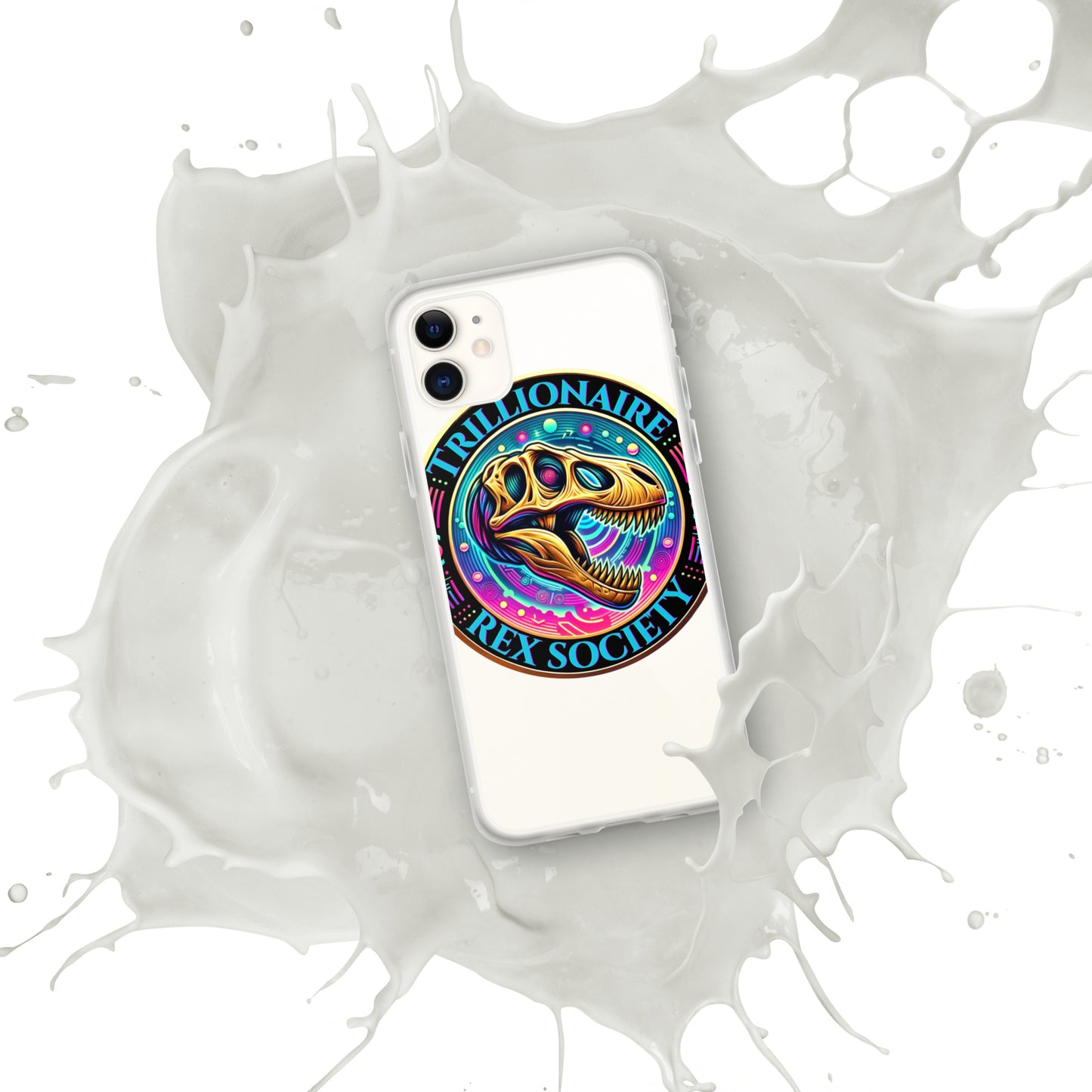 Trillionaire Rex Society Clear Case for iPhone®