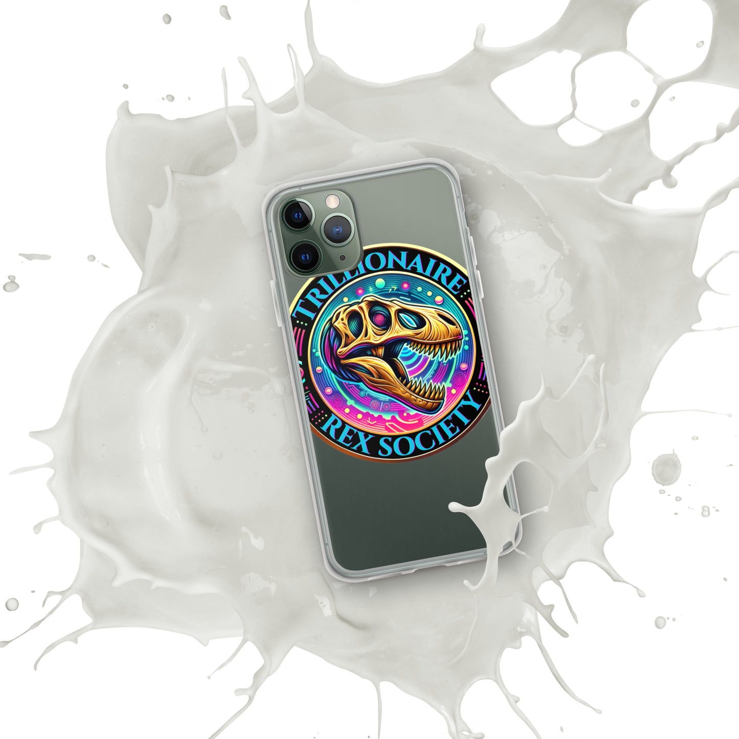 Trillionaire Rex Society Clear Case for iPhone®