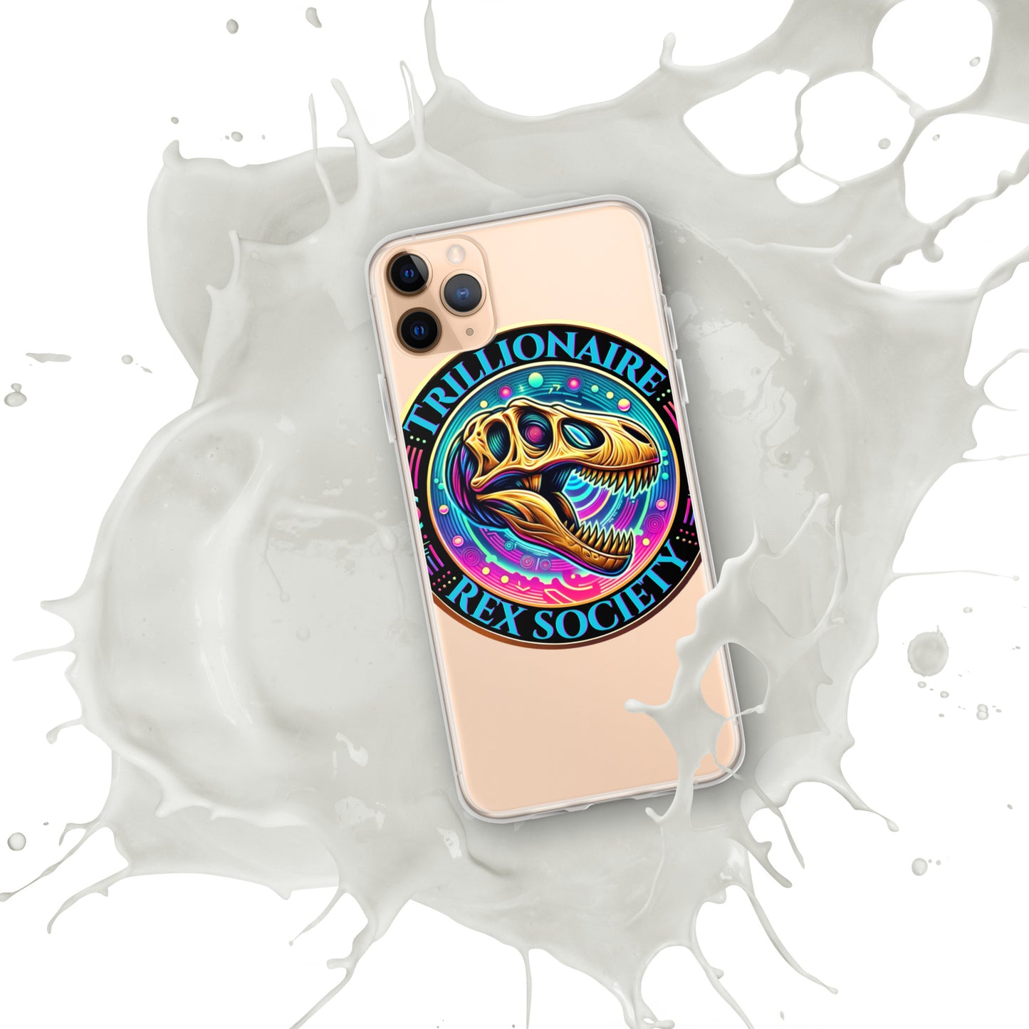 Trillionaire Rex Society Clear Case for iPhone®