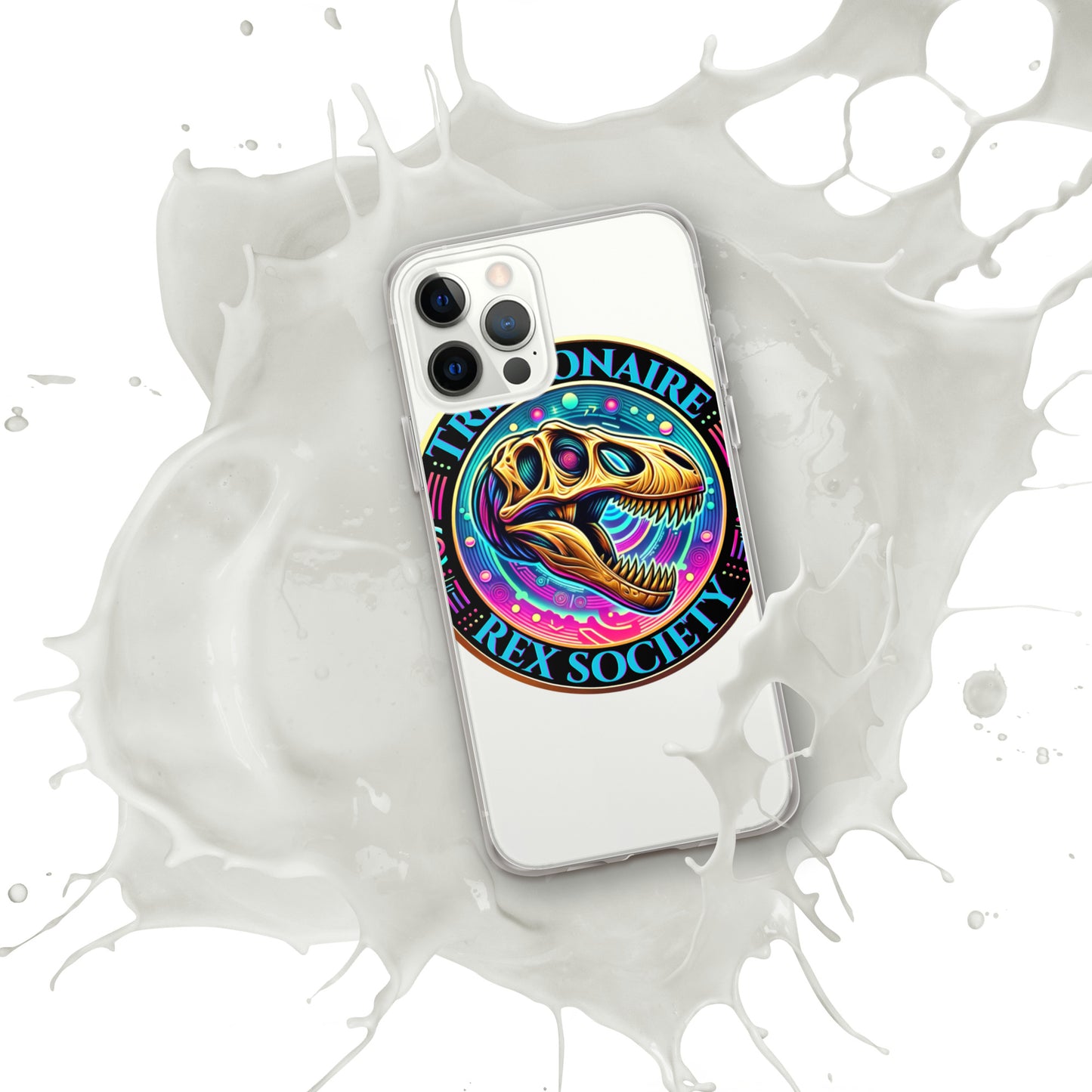 Trillionaire Rex Society Clear Case for iPhone®