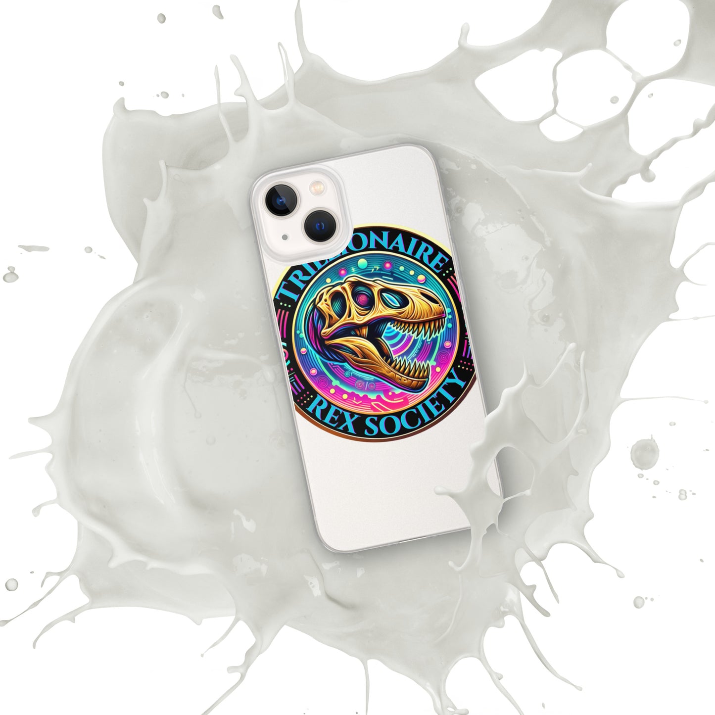 Trillionaire Rex Society Clear Case for iPhone®