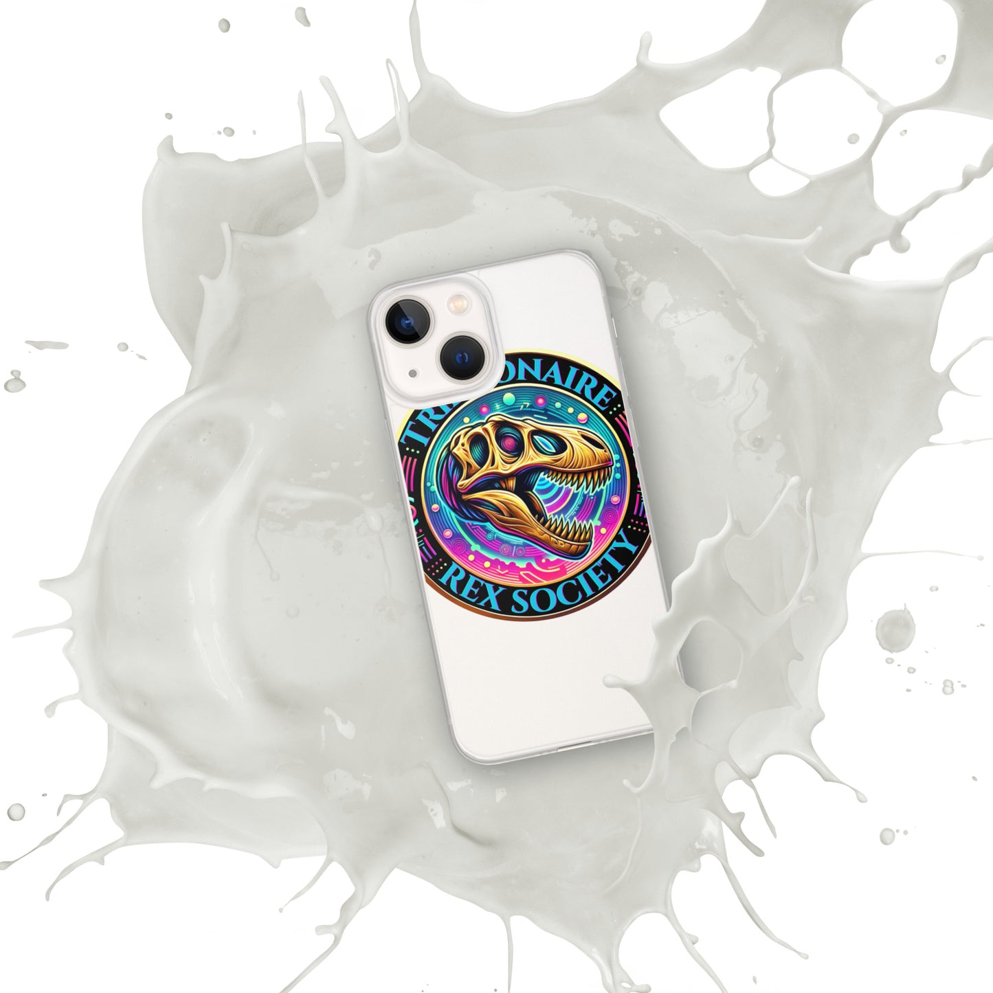 Trillionaire Rex Society Clear Case for iPhone®