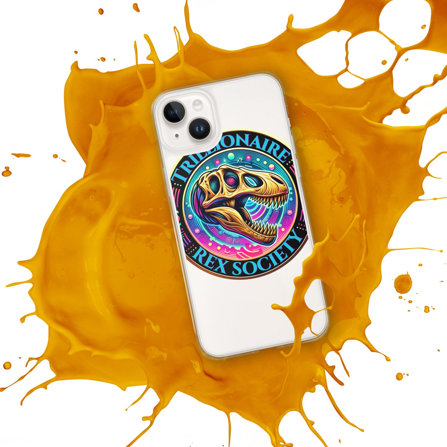 Trillionaire Rex Society Clear Case for iPhone®