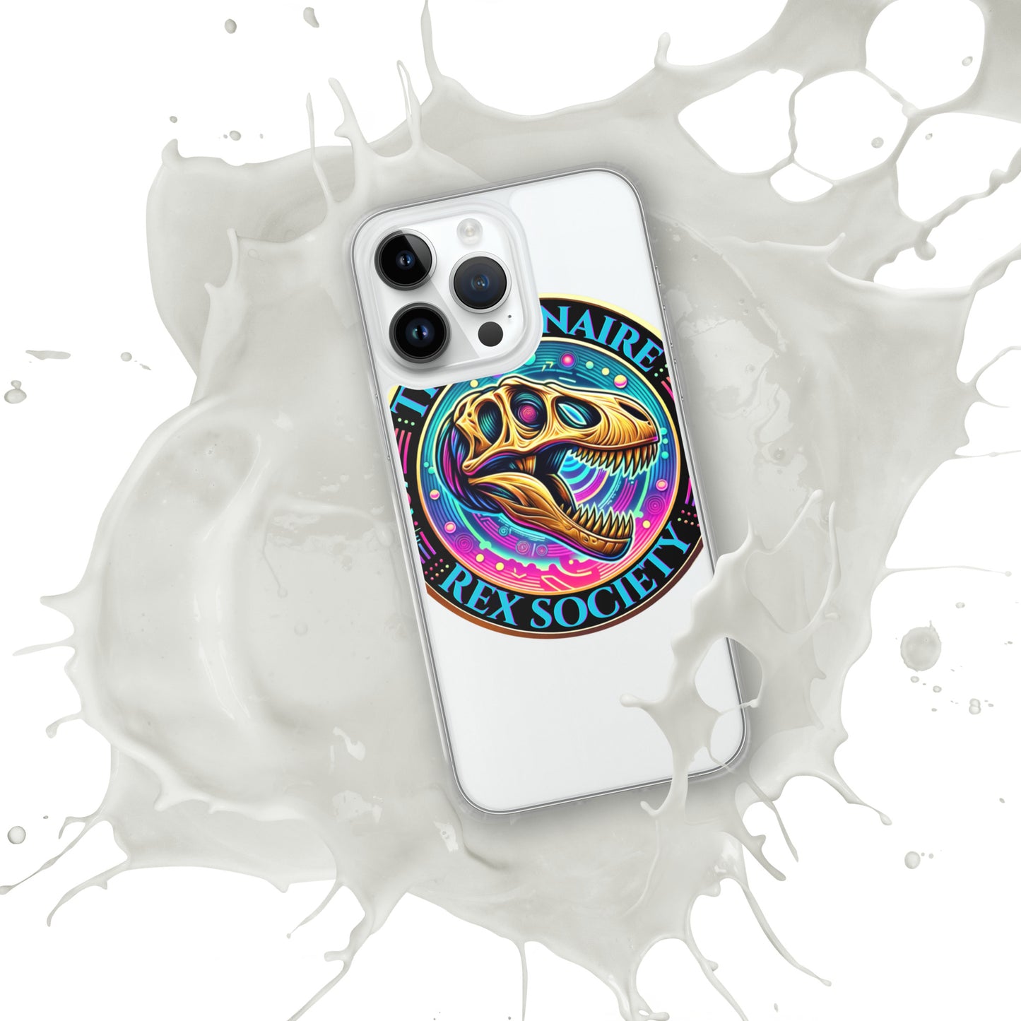 Trillionaire Rex Society Clear Case for iPhone®