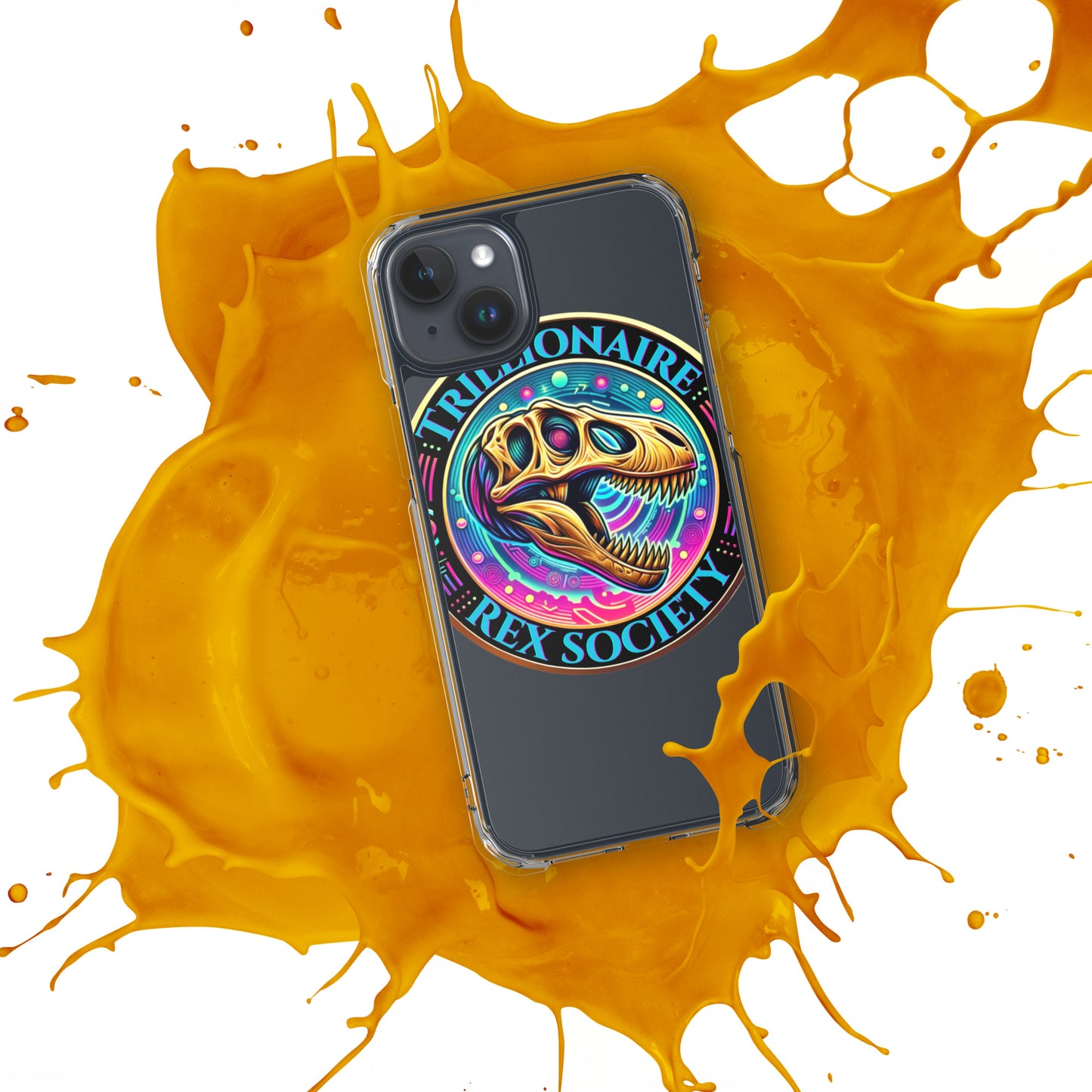 Trillionaire Rex Society Clear Case for iPhone®