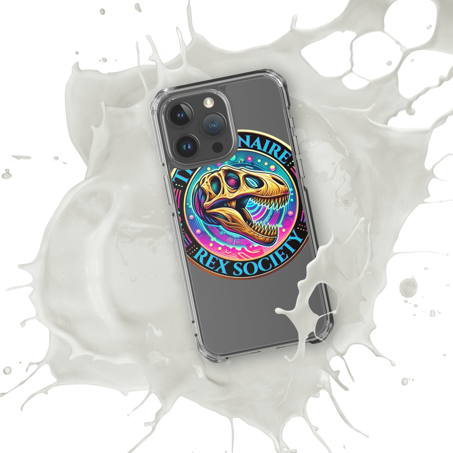 Trillionaire Rex Society Clear Case for iPhone®